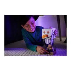 MINECRAFT Mattel – ghast attacco esplosivo, personaggio con luci, suoni, lanciatore e proiettile, piglin guerriero incluso> Action Figures Per Adulti|Action Figures