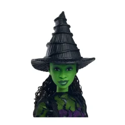 WICKED Mattel universal – elphaba, bambola snodata con pelle verde, capelli neri intrecciati e look da ballo rimovibile, accessori inclusi><noscript><img width=