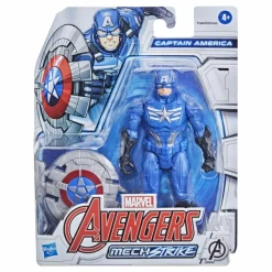 Avengers Mech strike – personaggio con accessori 15cm – capitan america><noscript><img width=