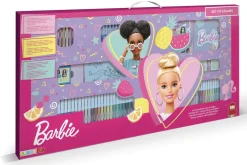Barbie Mega maxi coloring . set creativo con timbri, colori, adesivi e tantissimo divertimento> Kit Artistici E Pittura
