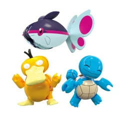 POKEMON Mega pokémon – avventura acquatica, set da costruire con 319 pezzi, squirtle, psyduck e finneon inclusi><noscript><img width=