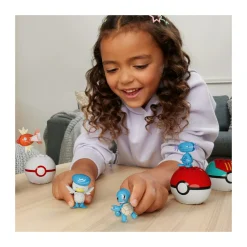 POKEMON Mega pokémon – squadra di tipo acqua, set da costruire con 79 pezzi, include include 4 pokémon e 4 pokéball> Mattoncini