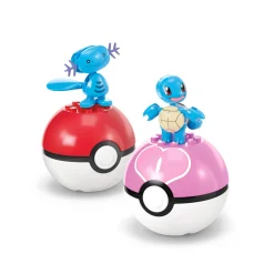 POKEMON Mega pokémon – squadra di tipo acqua, set da costruire con 79 pezzi, include include 4 pokémon e 4 pokéball><noscript><img width=