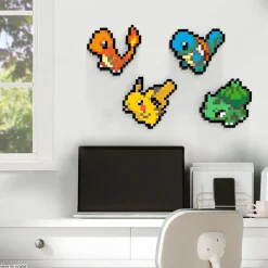 MEGA BLOKS Mega pokémon showcase – pikachu, set in stile retrò pixelato da costruire con 400 pezzi, con base piana per esporlo e incisione sul retro per appenderlo> Costruzioni Per Adulti|Set Costruzioni