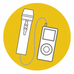 MUSIC STAR Microfono karaoke> Giochi E Strumenti Musicali