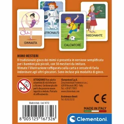CLEMENTONI Mimo mestieri> Giochi Di Società Per Bambini