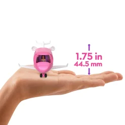 Barbie Mini land – aereo dei sogni, set con mini veicolo e bambola con sorpresa cambia colore in acqua><noscript><img width=