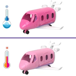 Barbie Mini land – aereo dei sogni, set con mini veicolo e bambola con sorpresa cambia colore in acqua><noscript><img width=