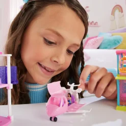 Barbie Mini land – aereo dei sogni, set con mini veicolo e bambola con sorpresa cambia colore in acqua><noscript><img width=