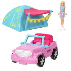 Barbie Mini land – auto jeep fuoristrada – set con mini veicolo e bambola con sorpresa cambia colore in acqua> Camper E Veicoli Per Bambole