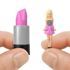 Barbie Mini land – fashionistas – mini bambole in un tubetto di rossetto con sorpresa><noscript><img width=