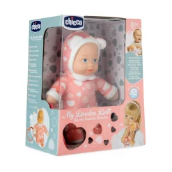 Chicco Mini doll pigiama cuori rosa – mini bambola per bambini, 0+ mesi –><noscript><img width=