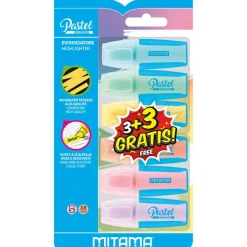 MITAMA Mini evidenziatori pastello pz. 4> Cancelleria E Accessori