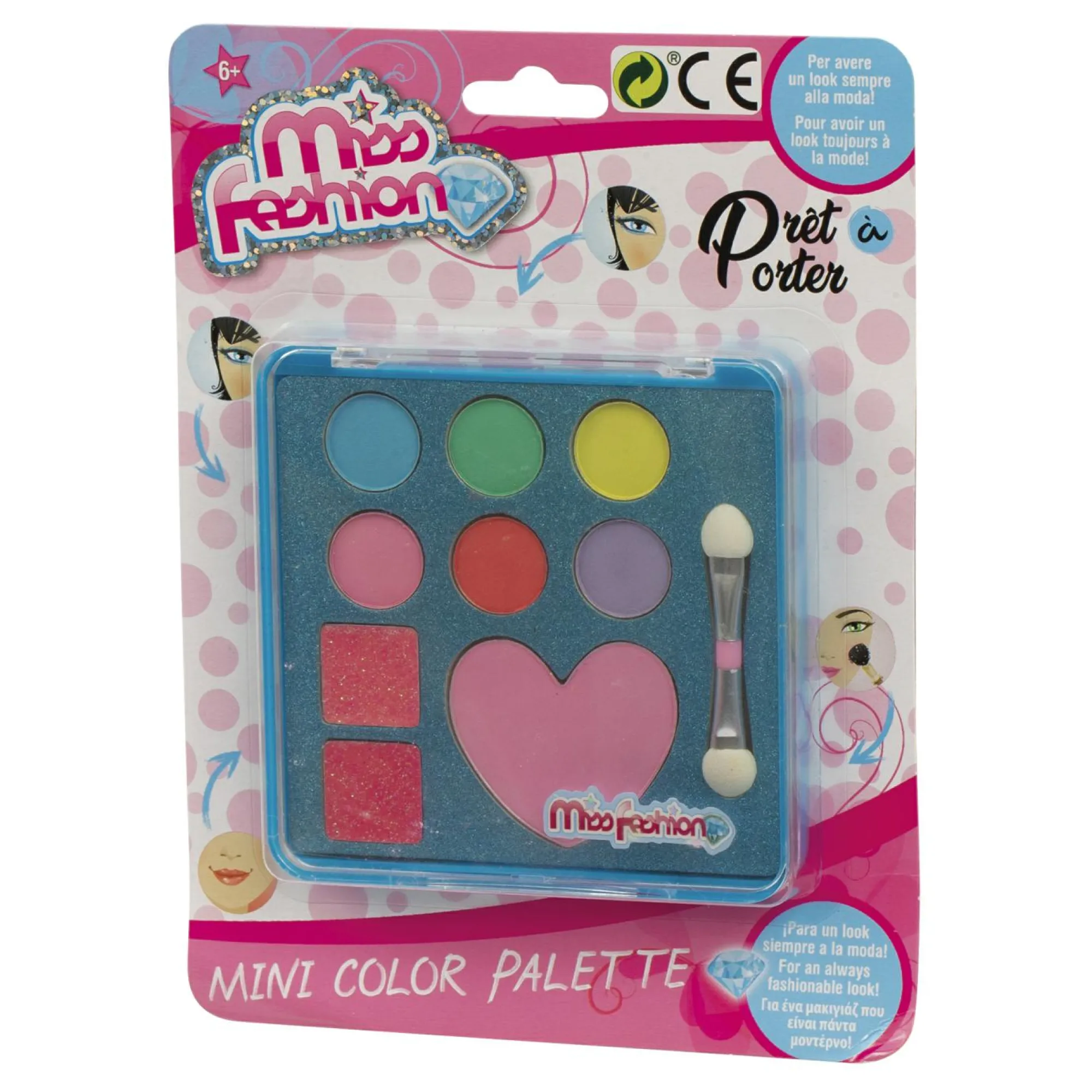 MISS FASHION Mini make up color palette> Moda, Gioielli, Decorazioni, Cosmetici
