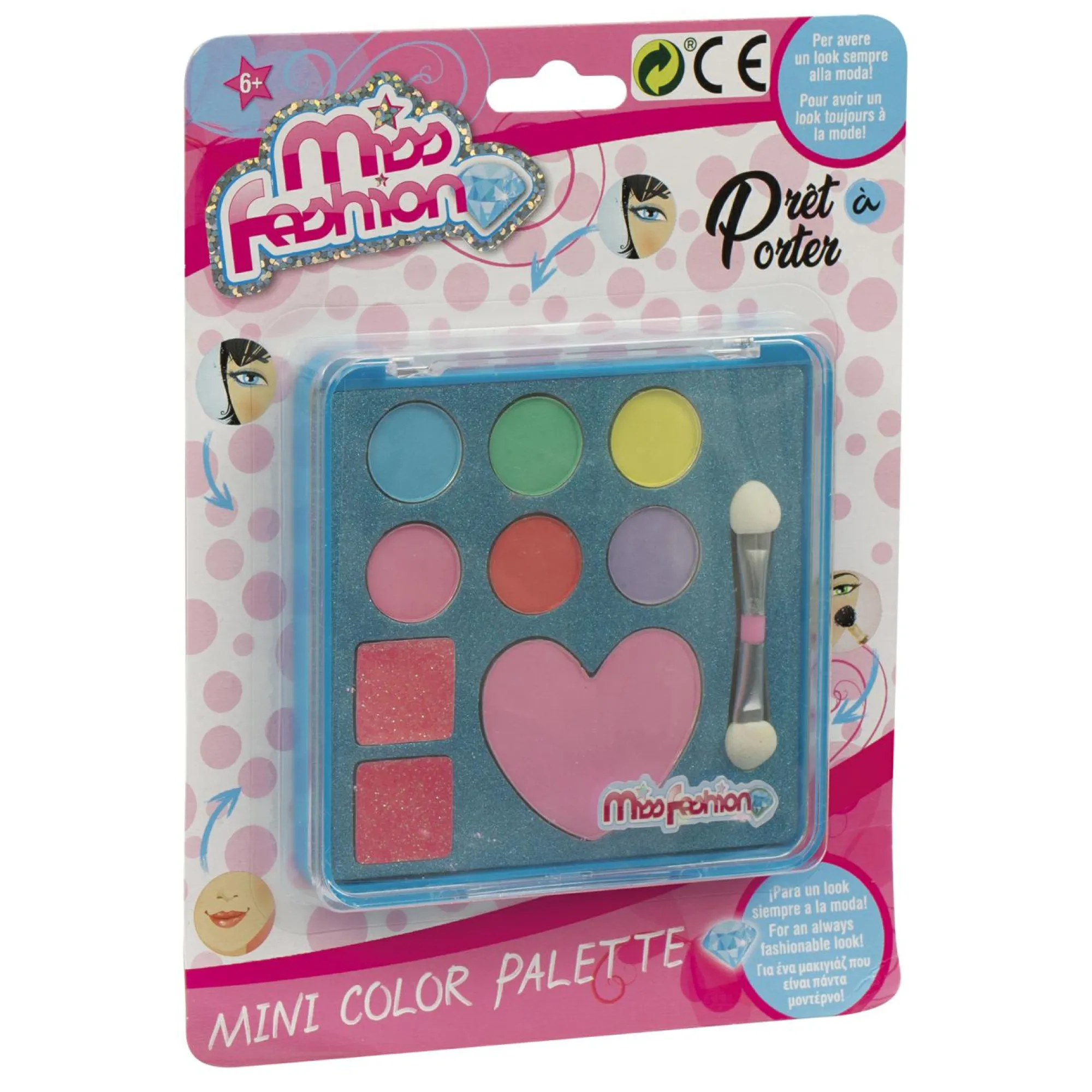 MISS FASHION Mini make up color palette> Moda, Gioielli, Decorazioni, Cosmetici