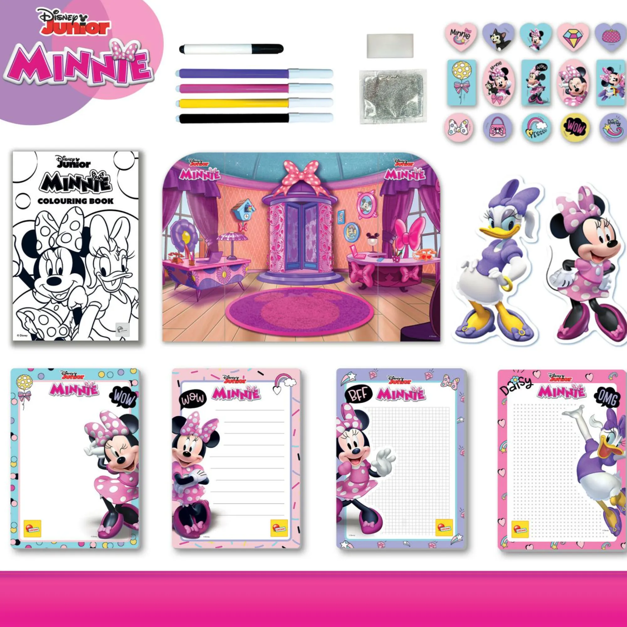 Disney Minnie zainetto coloring and drawing school> Kit Artistici E Pittura