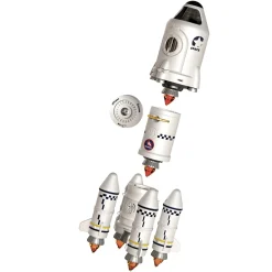 MICRO PLANET Missile con nebbia e telescopio – invicible heroes> Action Figures