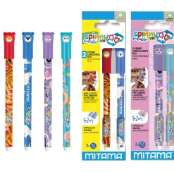 MITAMA – penna cancellabile assortita spinny pen 0.7 mm – pack 2 pz> Cancelleria E Accessori