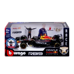 BBURAGO Modellino auto f1 red bull rb19 con personaggio verstappen 1:24 –> Droni E Modellini Auto|Modellini Veicoli In Scala