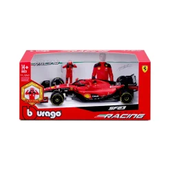 BBURAGO Modellino ferrari f1 sf-23 scala 1:24 con personaggio leclerc – die cast> Droni E Modellini Auto|Modellini Veicoli In Scala