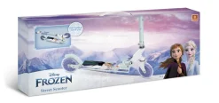 DISNEY PRINCESS Monopattino frozen in alluminio: manubrio regolabile, 2 ruote, pieghevole> Monopattini