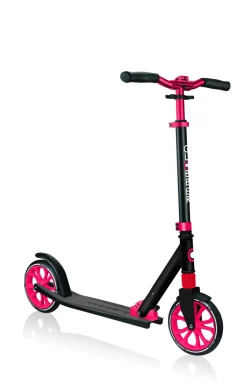 GLOBBER Monopattino nl 205 – ripiegabile nero e rosso – adatto per bambini 7 – 12 anni> Monopattini