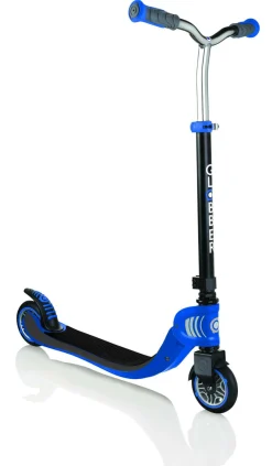 GLOBBER Monopattino primo foldable lights & flow 125  – 3 ruote navy blue- per bambini 3-7 anni><noscript><img width=