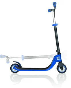 GLOBBER Monopattino primo foldable lights & flow 125  – 3 ruote navy blue- per bambini 3-7 anni><noscript><img width=