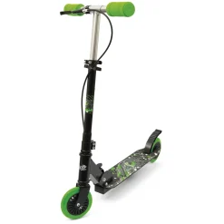 SUN&SPORT Monopattino pieghevole con doppio freno e pedana antiscivolo – sicuro e compatto> Pattini E Skateboard