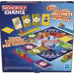 HASBRO GAMING Monopoly chance – gioco da tavolo, gioco monopoly veloce, 20 min. circa, dagli 8 anni in su> Giochi In Scatola Per Famiglia