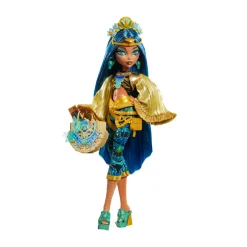 Monster High – cleo de nile monster fest, bambola con outfit glamour e accessori a tema festival musicale inclusi> Fashion Dolls