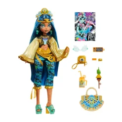 Monster High – cleo de nile monster fest, bambola con outfit glamour e accessori a tema festival musicale inclusi><noscript><img width=
