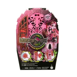 Monster High – draculaura e i misteri in giardino, set con bambola e guardaroba, 19 accessori e abiti inclusi><noscript><img width=