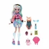 Monster High – lagoona blue, bambola snodata alla moda e capelli con ciocche colorate, con accessori e cucciolo di piranha, giocattolo per bambini, 4+ anni, hhk55> Fashion Dolls