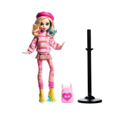 Monster High mercoledì – enid sinclair, bambola da collezione in abito rosa con accessori premium><noscript><img width=