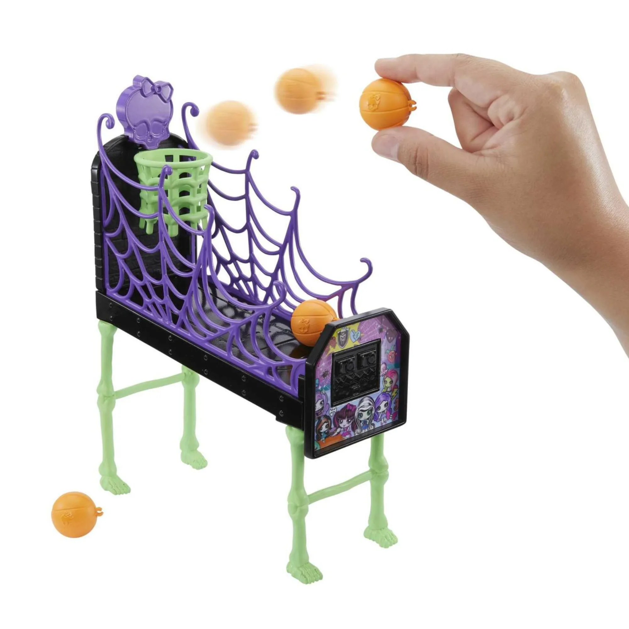 Monster High playset salone degli studenti con mobili, accessori a tema, 2 animali domestici e distributore automatico funzionante> Fashion Dolls