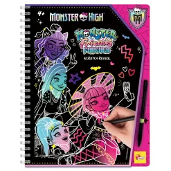LISCIANI Monster high sketchbook monster friends forever scratch reveal> Kit Artistici E Pittura