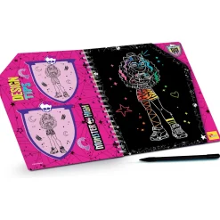 LISCIANI Monster high sketchbook monster friends forever scratch reveal> Kit Artistici E Pittura