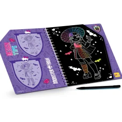LISCIANI Monster high sketchbook monster hug scratch reveal> Kit Artistici E Pittura