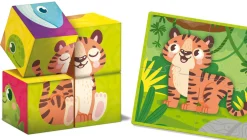 LISCIANI Montessori baby legno cubes and puzzle 2 in 1><noscript><img width=