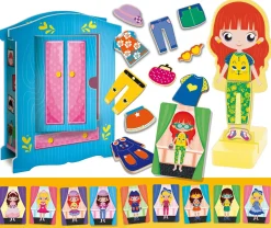 LISCIANI Montessori baby legno magnetic fashion doll> Giochi Educativi In Legno
