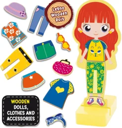 LISCIANI Montessori baby legno magnetic fashion doll><noscript><img width=