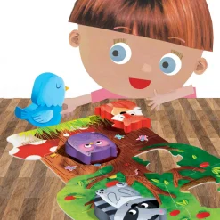 HEADU Montessori first puzzle the forest. un gioco per la coordinazione sensoriale> Puzzle Per Bambini