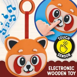 LISCIANI Montessori wood music red panda><noscript><img width=