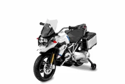 SUN&SPORT Moto bmw elettrica a 5km/h per bambini dai 3 ai 6 anni con radio, mp3 e valigie laterali> Cavalcabili Elettrici