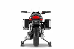 SUN&SPORT Moto bmw elettrica a 5km/h per bambini dai 3 ai 6 anni con radio, mp3 e valigie laterali><noscript><img width=