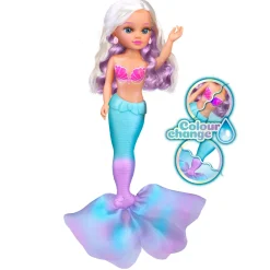 NANCY magic colour mermaid, bambola 42 cm sirena con effetto magico> Bambolotti