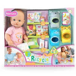NENUCO cura & ricicla – bambola 42 cm con accessori per papà, cambio pannolino e cura ferite> Bambolotti