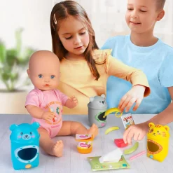 NENUCO cura & ricicla – bambola 42 cm con accessori per papà, cambio pannolino e cura ferite><noscript><img width=