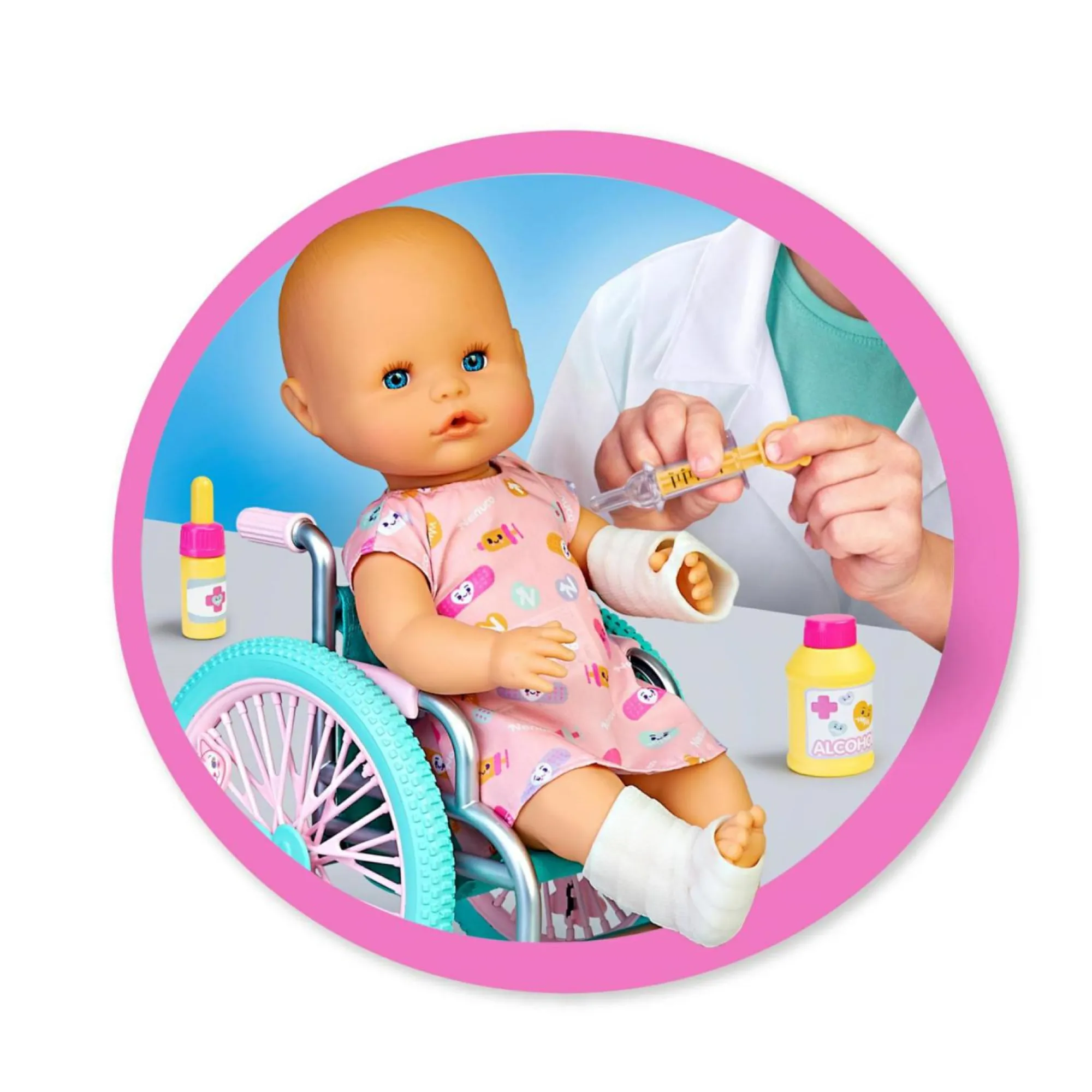 NENUCO emergenza dottore, bambola 35 cm con accessori per la cura, per bambine/i dai 3 anni> Bambolotti